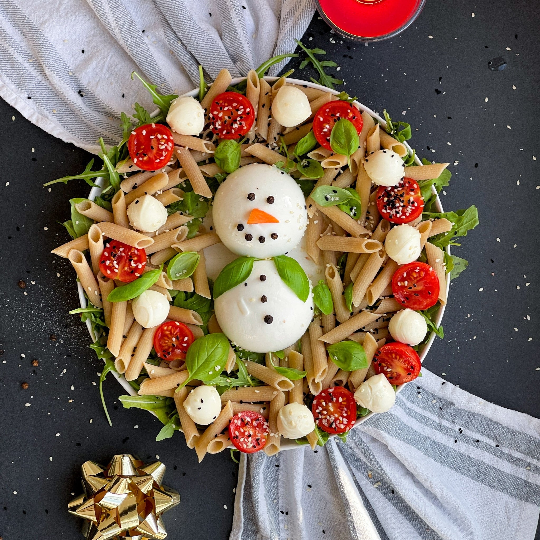 High Protein Nudelsalat - Adventskranz a la BENFIT