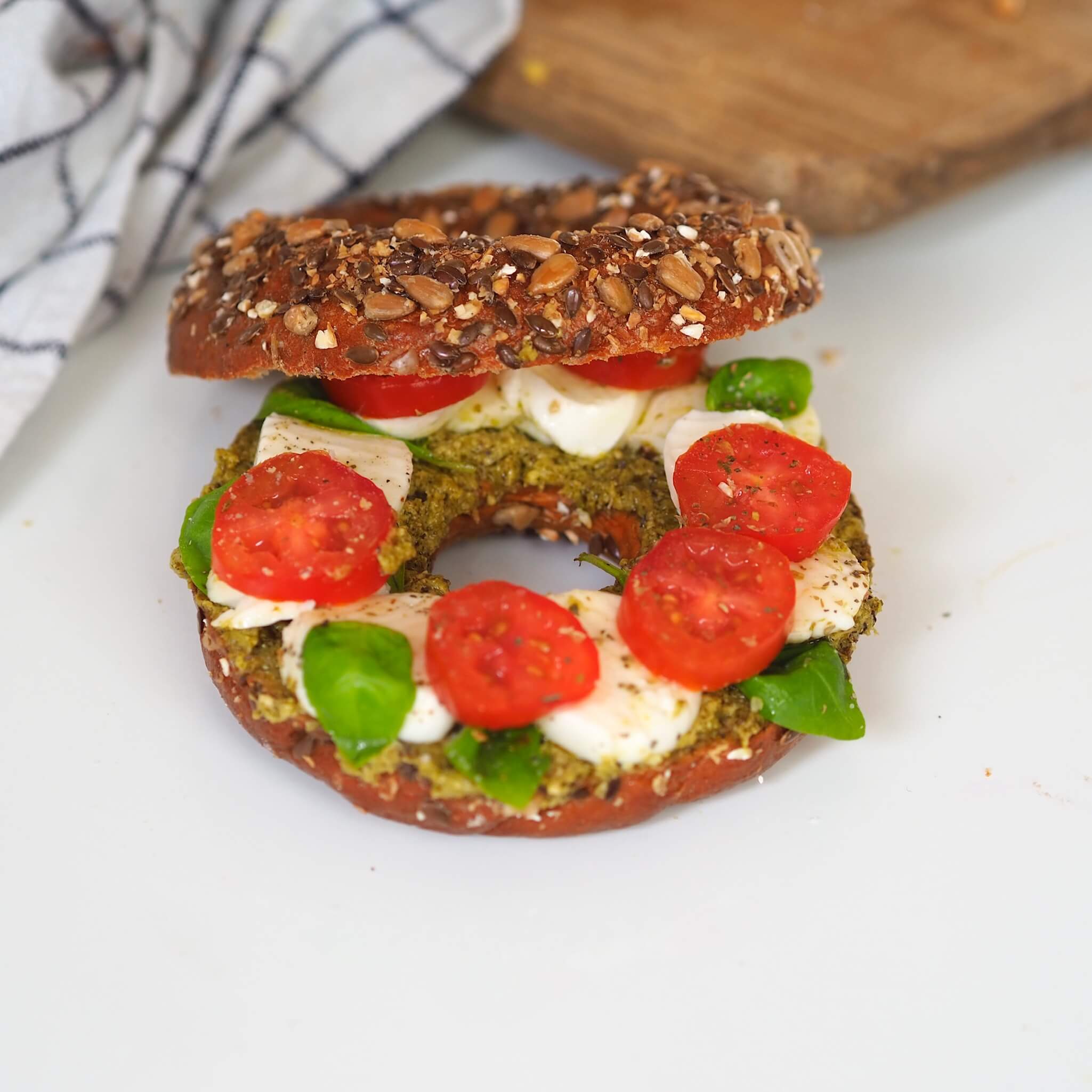 Caprese Bagel