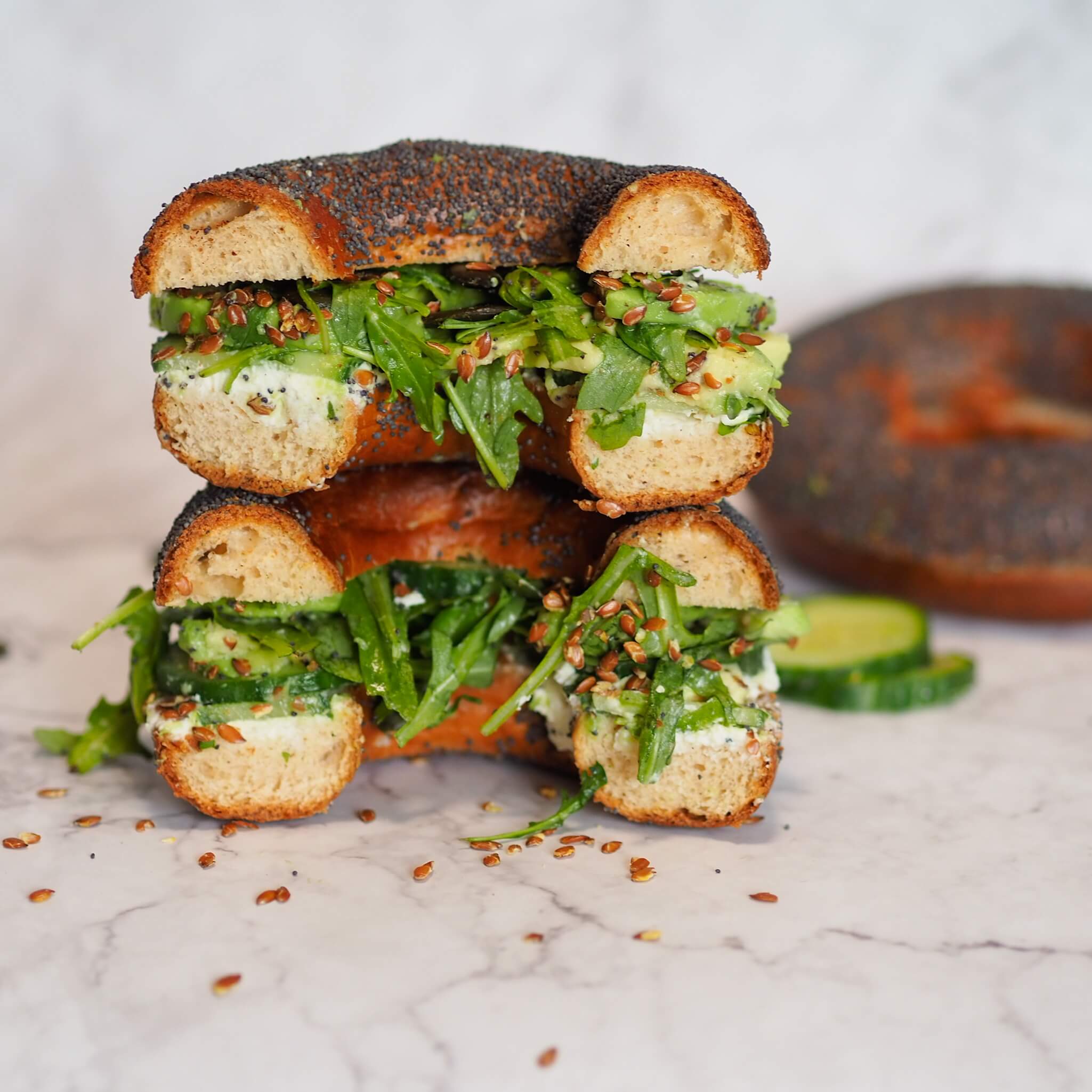 Frühstücksbagel