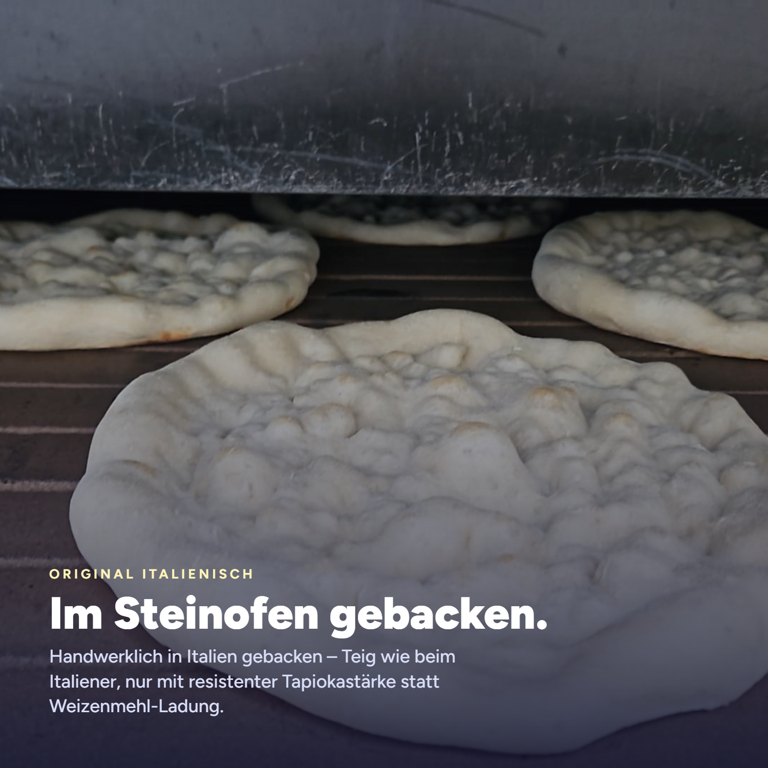 Keto Pizza Base – Made in Italy, aus dem Steinofen