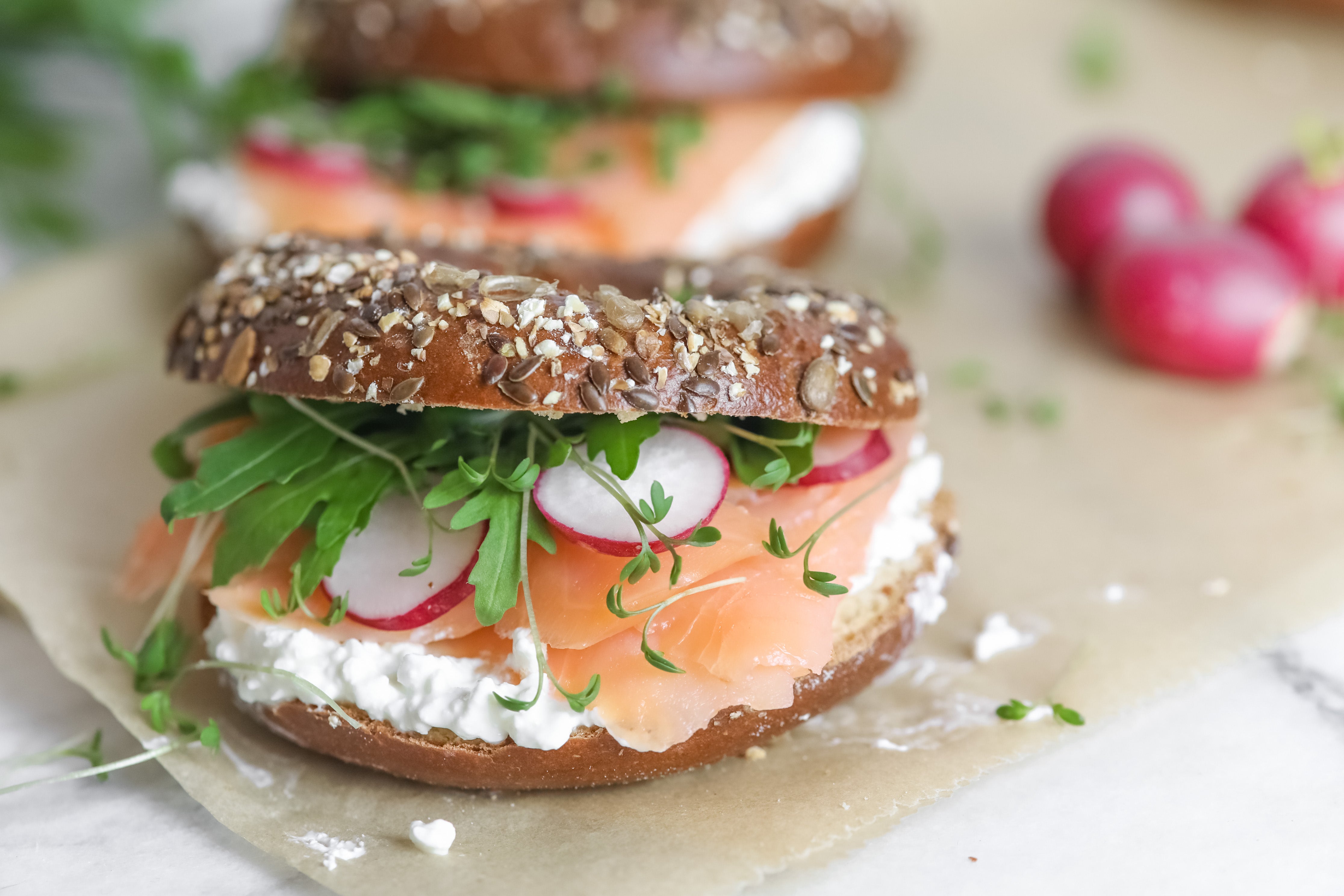 High Protein Bagel Vollkorn