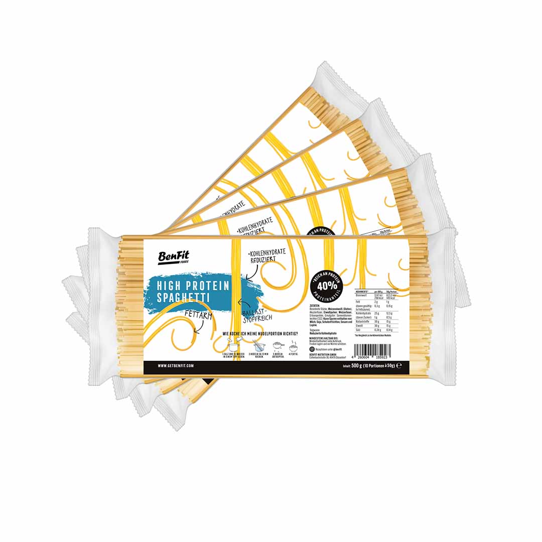 High Protein Spaghetti von BenFit mit 40% Eiweiß
