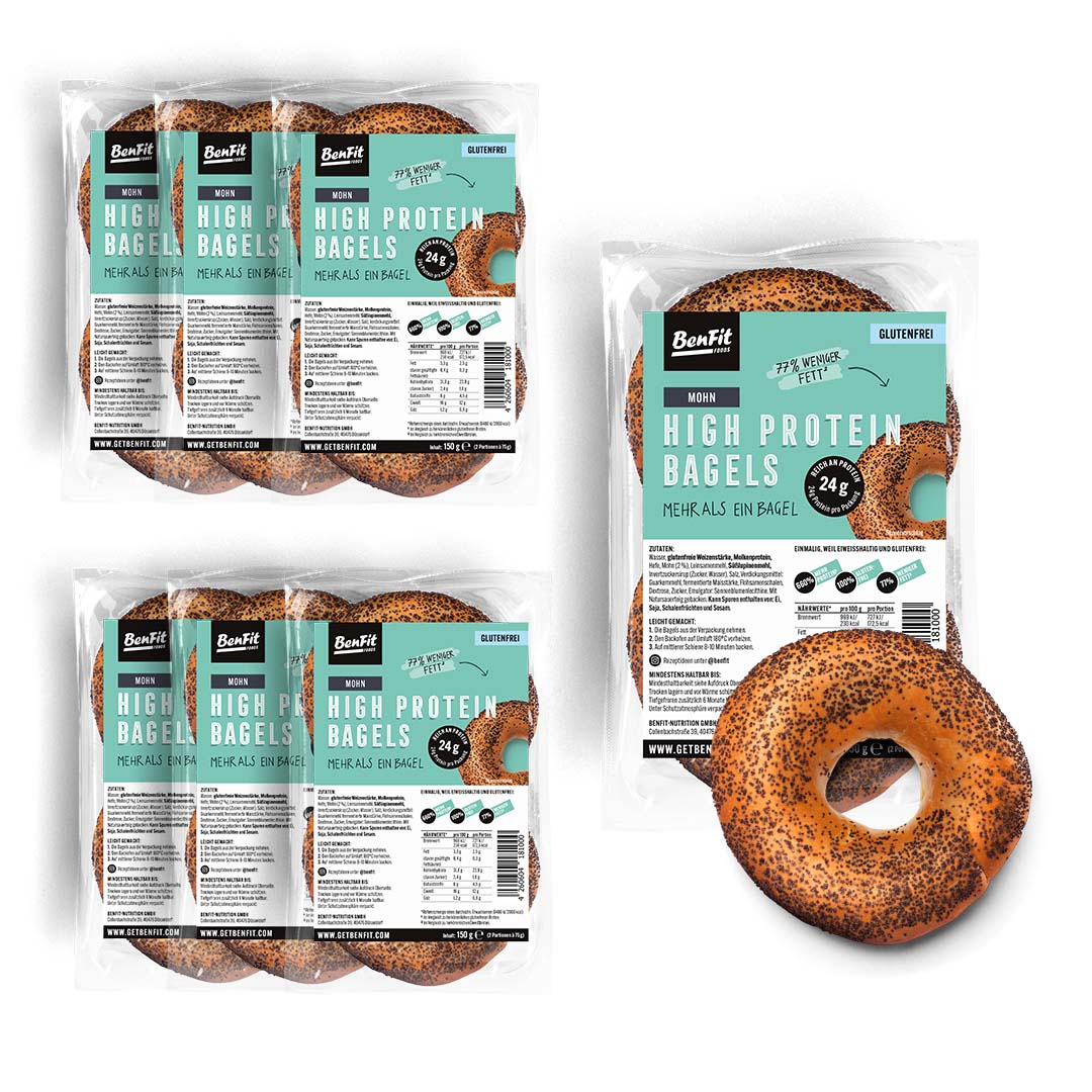 High Protein Poppy Seed Bagel (glutenfree)