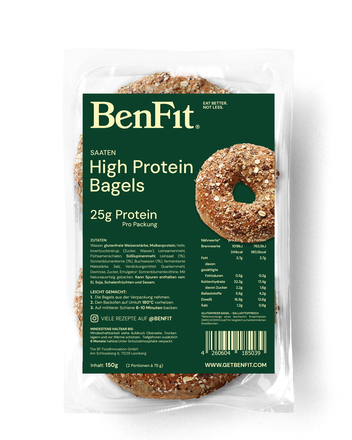 High Protein Bagel Vollkorn