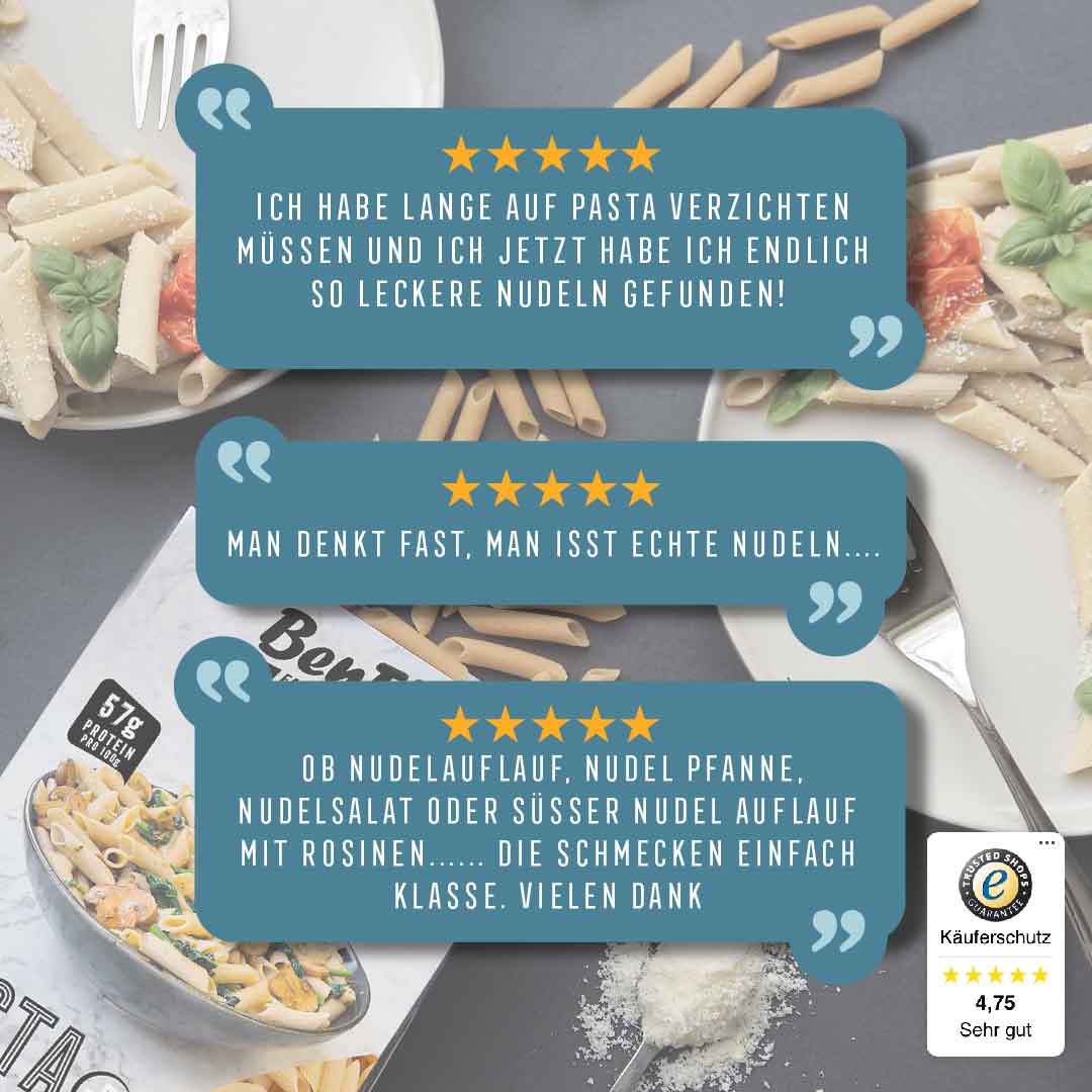 High Protein/Low Carb Pasta Kennenlernpaket