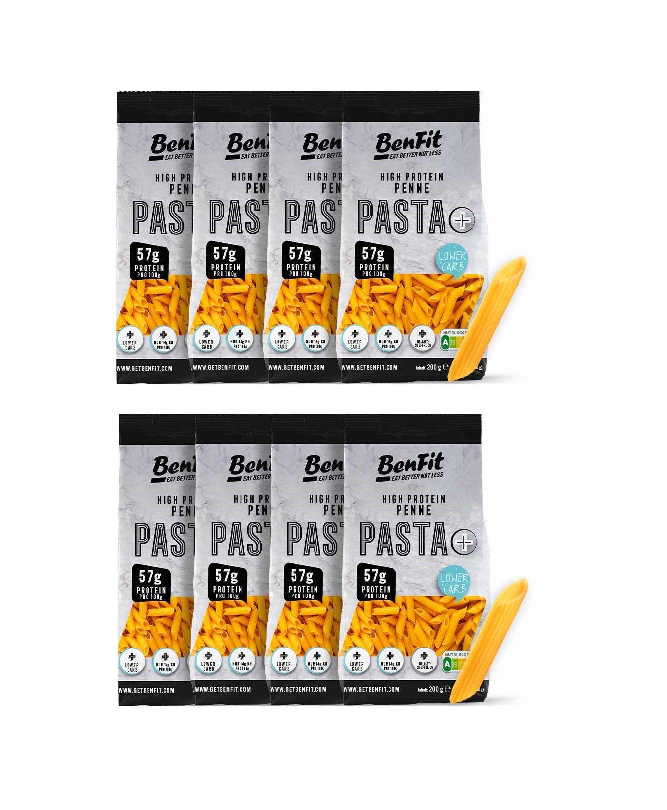 Pâtes protéinées à faible teneur en glucides (fusilli)