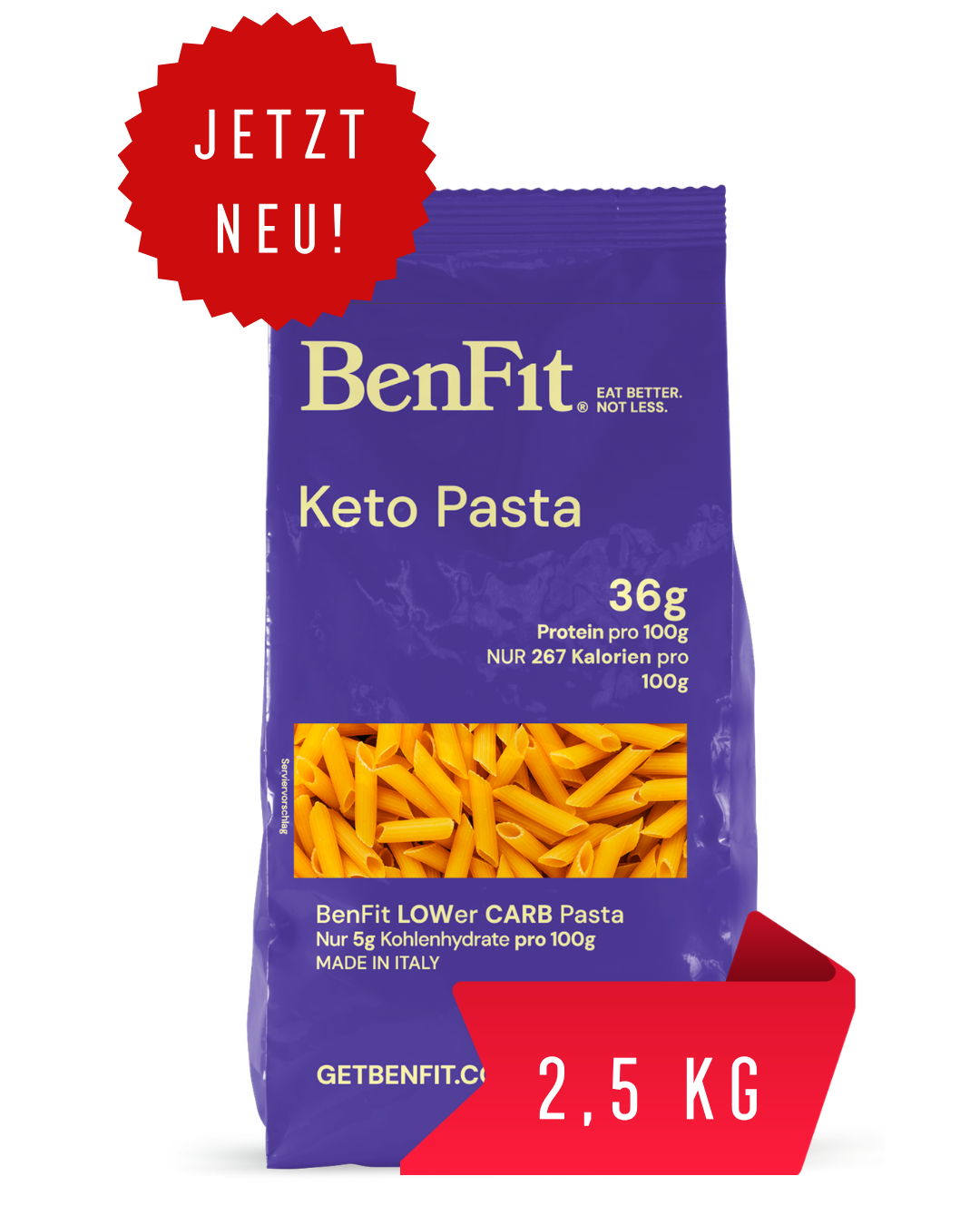 Keto Penne 2,5 kg