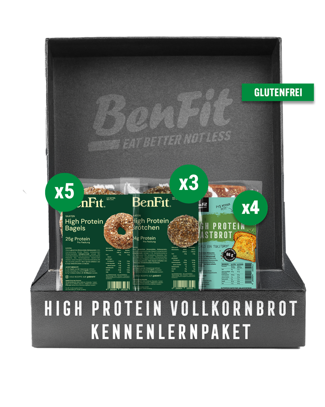High Protein Vollkornbrot Kennenlernpaket (glutenfrei)