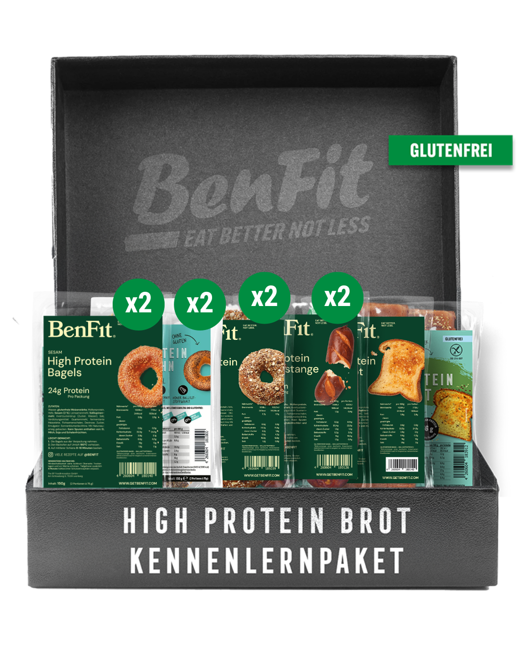 High Protein Brot Kennenlernpaket (glutenfrei)