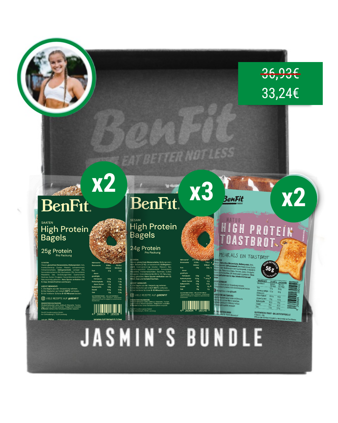 BenFit Jasmin's Bundle – High Protein Auswahl