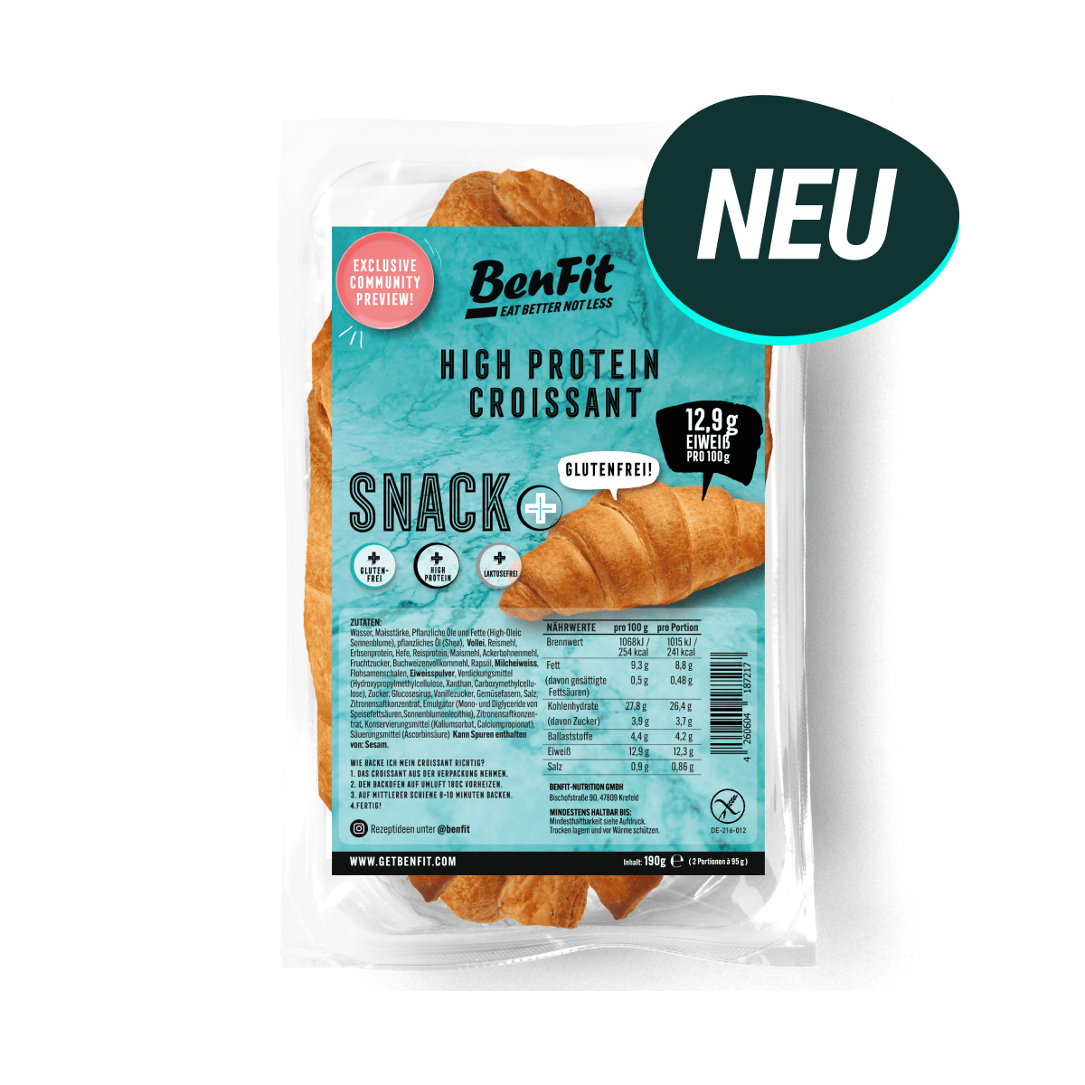 7 packs of Protein Bagel Sesame (gluten-free)