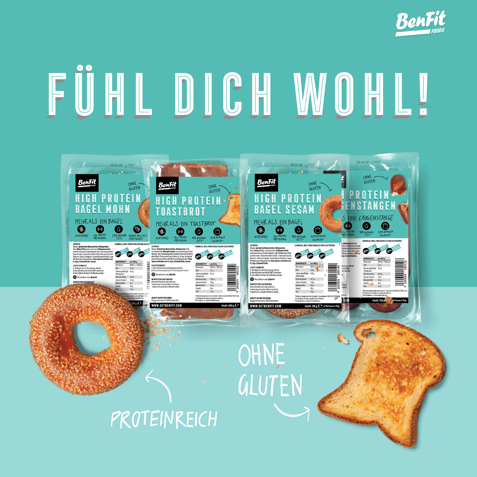 BenFit Bagel-Kennenlernpaket (glutenfrei)