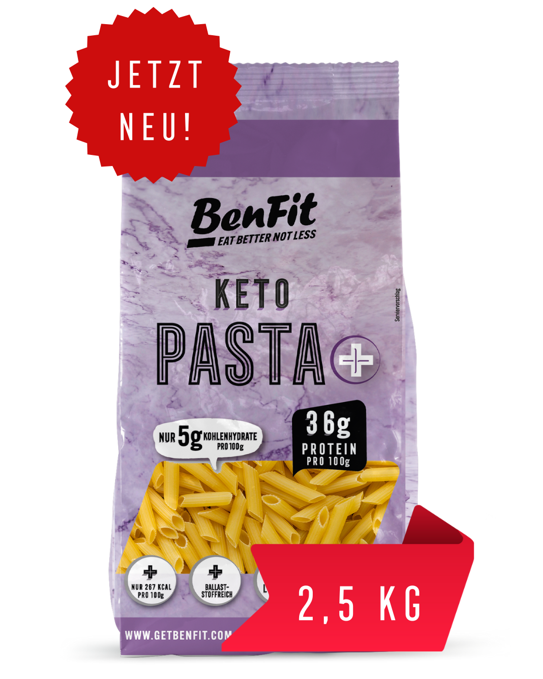 Keto Penne 2,5 kg