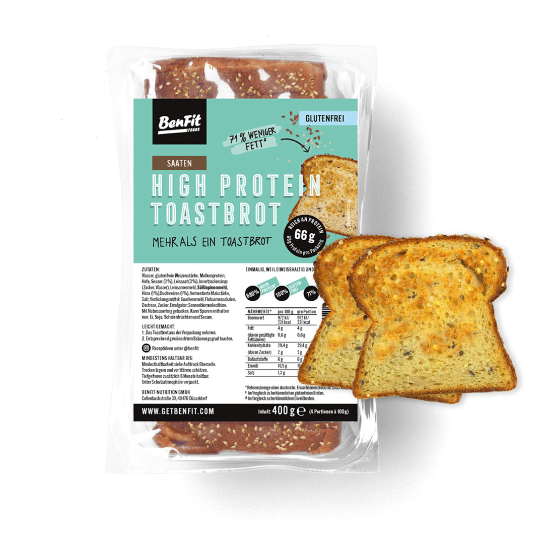 High Protein Toast Vollkorn