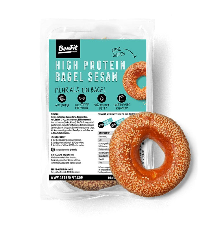 7 packs Protein Bagel Sésame (sans gluten)