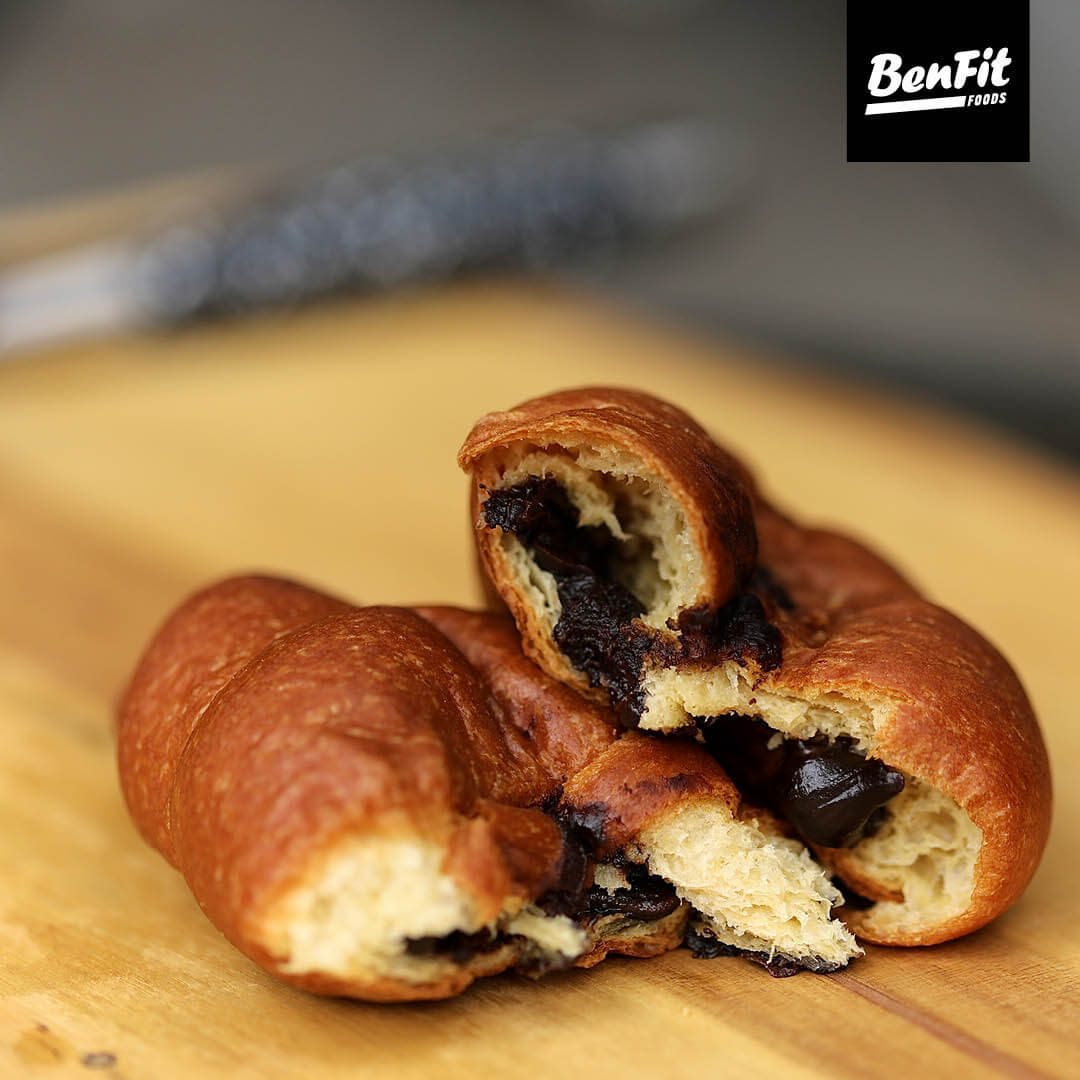 BenFit High Protein low carb Croissant (Schokolade) – kalorienarm, fettreduziert
