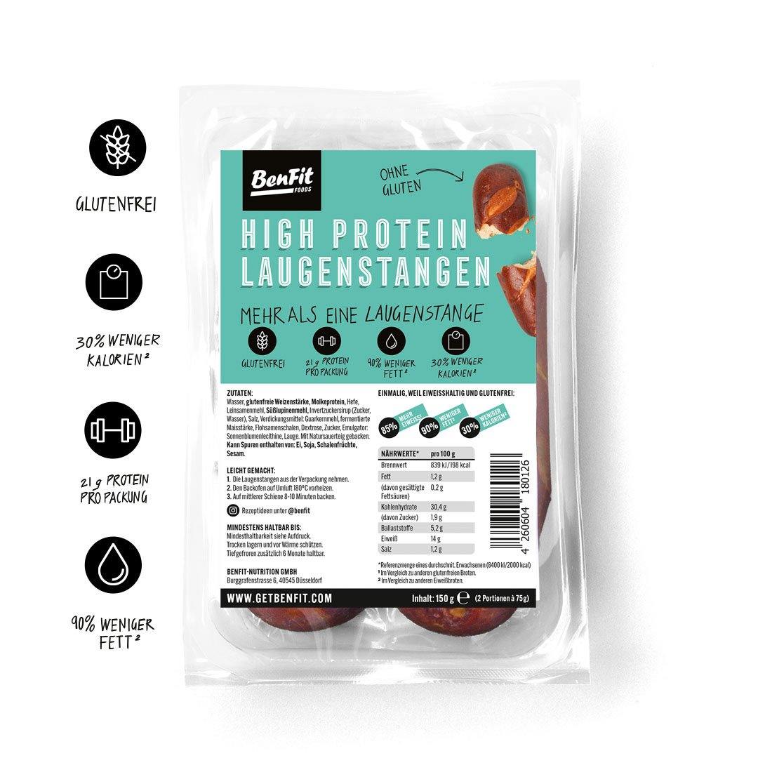High Protein Test-Paket Laugenstange (glutenfrei) - BenFit